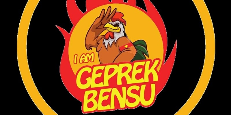 Logo merek ayam geprek Bensu