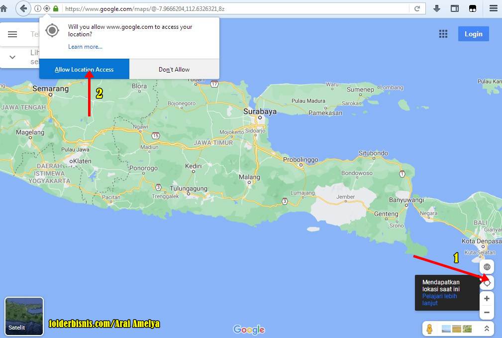 Izinkan Akses Lokasi Gps Saat Buka Google Maps Di Pclaptop