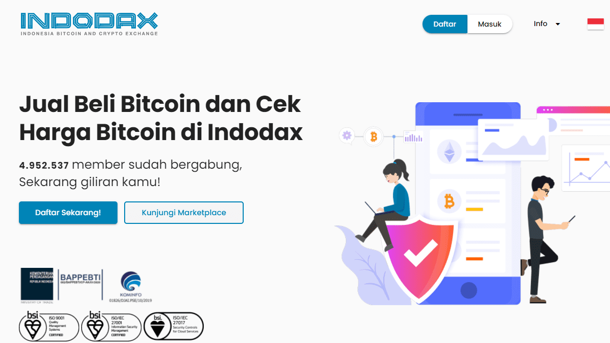 Cara Mendaftar dan Trading di Indodax